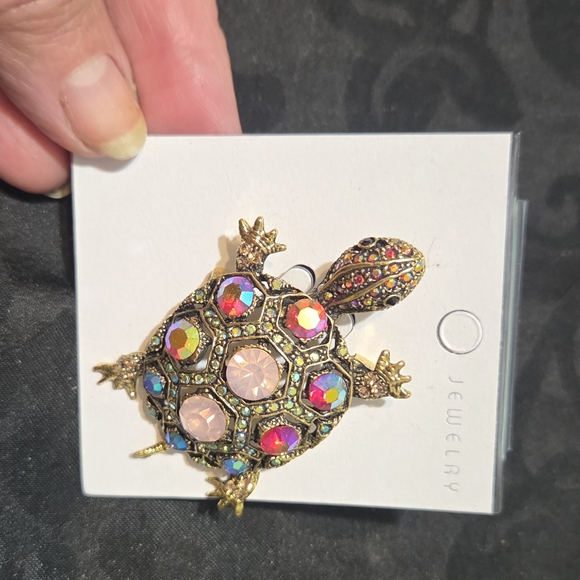 Colorful Turtle Brooch - Picture 2 of 4